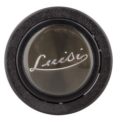 Kormánykerék dudagomb Volanti Luisi STORICO - fekete színű ezüst "LUISI" felirattal