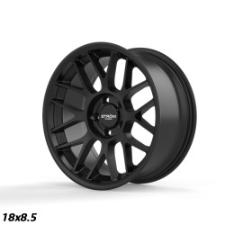 STROM STR2 felni 18x10 5x120 72.6 ET20, Full Szatén fekete