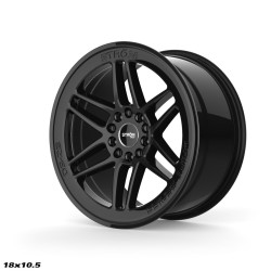 STROM DS-25 felni 18x10.5 5x114/120 72.6 ET30, FénIgen fekete