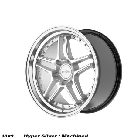 ALU disky STROM STROM DS-05 felni 18x9.5 5x114 73.1 ET15, Hyper ezüst | race-shop.hu