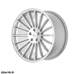 STROM STR4 felni 22x10.5 5x120 74.1 ET40, Platinum ezüst