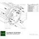 Honda Gearbox adapter plate Honda K K20 K24 - Manual / automat DCT 8HP BMW RWD | race-shop.hu