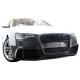 RACES első lökhárító Audi A5 8T 13-16 RS5-höz, fekete