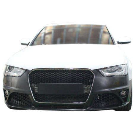 Body kitek és vizuális kiegészítők RACES első lökhárító Audi A4 B8 13-16 RS4-hez | race-shop.hu