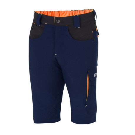 Lifestyle SPARCO Teamwork light rövidnadrág férfiaknak kék/narancssárga | race-shop.hu