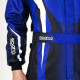 Overálok FIA gyerek verseny overál SPARCO PRIME-K ADVANCED, kék/fehér | race-shop.hu
