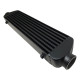 kétoldalas Intercooler FMIC univerzális 550 x 140 x 65mm bemenet / kimenet 63mm, fekete | race-shop.hu