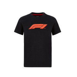 Gyerek póló F1, fekete