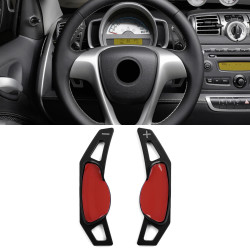 Alumínium váltók Smart ForTwo 451 Coupe Cabrio 09-19, fekete