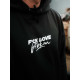 Pulóverek és kabatok FURTBOKEM pulóver F*CK LOVE, fekete | race-shop.hu