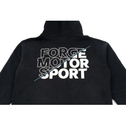 Forge Motorsport kapucnis pulóver 50/50, fekete