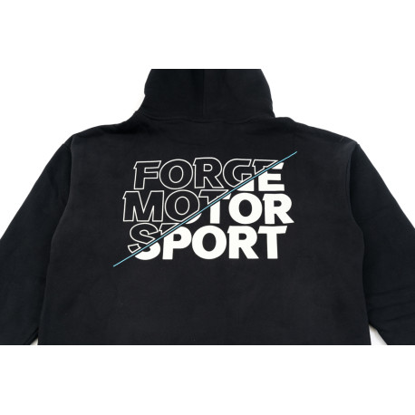 Pulóverek és kabatok Forge Motorsport kapucnis pulóver 50/50, fekete | race-shop.hu