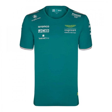 Pólók Férfi póló ASTON MARTIN F1 - Zöld | race-shop.hu