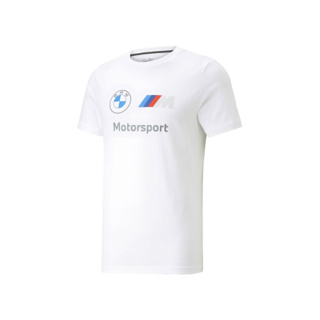 Pólók Férfi póló Puma BMW MMS ESS Logo - Fehér | race-shop.hu