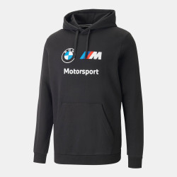 Puma BMW Motorsport MMS Essential férfi FT kapucnis pulóver - Fekete