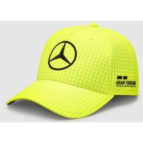 Téli Sapkák és Baseball sapkák Mercedes-AMG Petronas Lewis Hamilton sapka, neonsárga | race-shop.hu