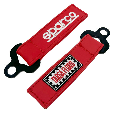 Reklámtermékek és ajándékok SPARCO kulcstartó TARGA FLORIO ORIGINAL - piros | race-shop.hu