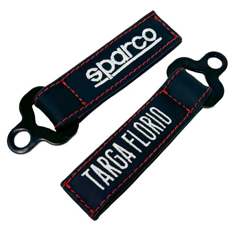 Reklámtermékek és ajándékok SPARCO keychain TARGA FLORIO ORIGINAL - black | race-shop.hu