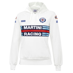 Sparco MARTINI RACING lady`s hoodie, white