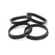 Központosító (tehermentesítő) gyűrűk Set of 4PCS wheel hub rings 106-67.06mm | race-shop.hu