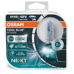 Osram halogén fényszóró lámpák COOL BLUE INTENSE (NEXT GEN) H15 (2db)