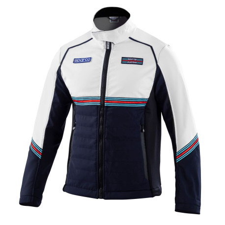 Pulóverek és kabatok SPARCO MARTINI RACING SOFT SHELL, fehér | race-shop.hu