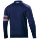Pulóverek és kabatok SPARCO MARTINI RACING cotton sweatshirt, blue marine | race-shop.hu