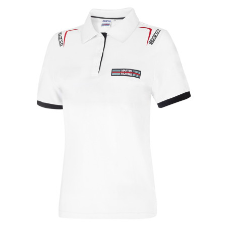 Pólók Sparco MARTINI RACING lady`s polo shirt - white | race-shop.hu
