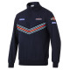 Pulóverek és kabatok SPARCO MARTINI RACING half zip sweatshirt, blue marine | race-shop.hu