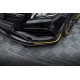 Body kitek és vizuális kiegészítők Első splitter Mercedes-AMG CLA 45 Aero C117 Facelift (Fekete-piros + fényes szárnyak) | race-shop.hu