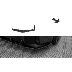 Hátsó oldalsó splitterek V1 BMW M2 G87 (Fekete + fényes szárnyak)