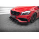 Body kitek és vizuális kiegészítők MAXTON DESIGN első splitter Mercedes-Benz A 45 AMG Aero W176 Facelift-hez, fekete + fényes flapsok | race-shop.hu