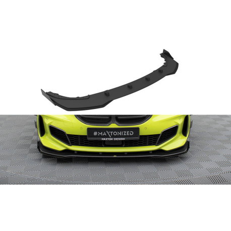 Body kitek és vizuális kiegészítők Első splitter BMW 1 F40 M-Pack / M135i (Fekete + fényes szárnyak) | race-shop.hu