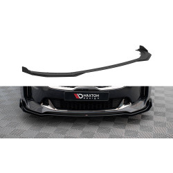 Első splitter Kia Stinger GT / GT-Line Mk1 (Fekete-piros + fényes szárnyak)