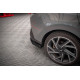 Body kitek és vizuális kiegészítők MAXTON DESIGN hátsó oldalsó splitterek Hyundai I30 Fastback N-Line Mk3 Facelift-hez, fekete-piros + fényes flapsok | race-shop.hu