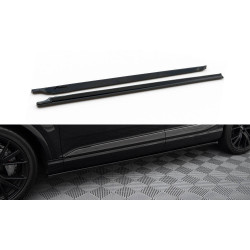 MAXTON DESIGN küszöb toldatok Audi SQ7 / Q7 S-Line Mk2-höz, fényes fekete, V2