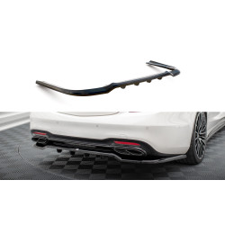 MAXTON design Központi hátsó splitter (függőleges sávokkal) Mercedes-Benz S AMG-Line W222 Facelift-hez