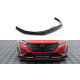 Body kitek és vizuális kiegészítők MAXTON DESIGN első splitter Peugeot 308 Mk3-hoz, fényes fekete, V1 | race-shop.hu