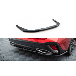 MAXTON DESIGN központi hátsó splitter Peugeot 308 Mk3-hoz, fényes fekete