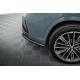 Body kitek és vizuális kiegészítők MAXTON DESIGN központi hátsó splitter BMW X1 M-Pack U11-hez (függőleges sávokkal), fényes fekete | race-shop.hu