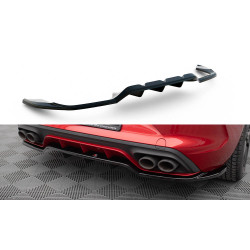 Központi hátsó splitter (függőleges sávokkal) Cupra Leon Hatchback Mk1