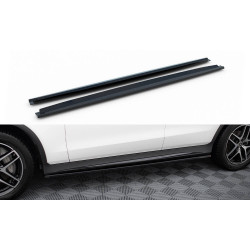 MAXTON DESIGN küszöb toldatok Mercedes-Benz GLC Coupe AMG-Line C253-hoz, fényes fekete, V3