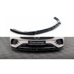 MAXTON DESIGN első splitter Mercedes-Benz E-Class W213 Coupe (C238) / Cabriolet (A238) AMG-Line-hoz, fényes fekete, V2