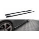 MAXTON DESIGN küszöb toldatok Audi A4 / A4 S-Line / S4 B8-hoz, fényes fekete, V2