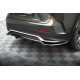Body kitek és vizuális kiegészítők MAXTON DESIGN központi hátsó splitter Lexus NX F-Sport Mk2-höz (függőleges sávokkal), fényes fekete | race-shop.hu