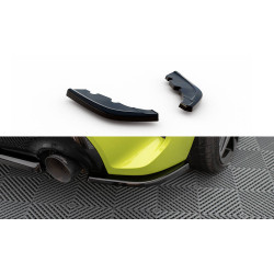 MAXTON DESIGN hátsó oldalsó splitterek BMW 1 M-Pack / M135i F40-hoz, fényes fekete, V7