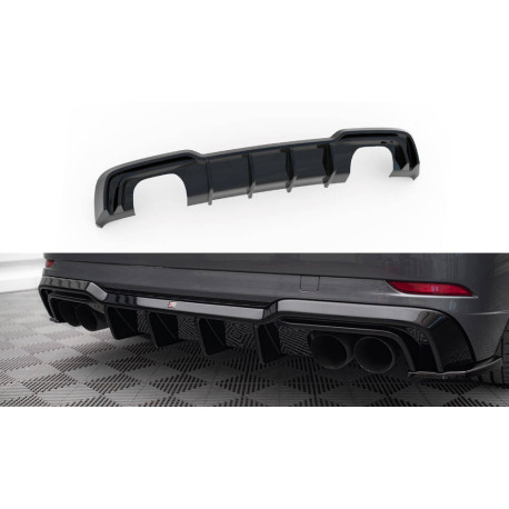 Body kitek és vizuális kiegészítők Hátsó toldat Audi S3 Sportback 8V Facelift | race-shop.hu