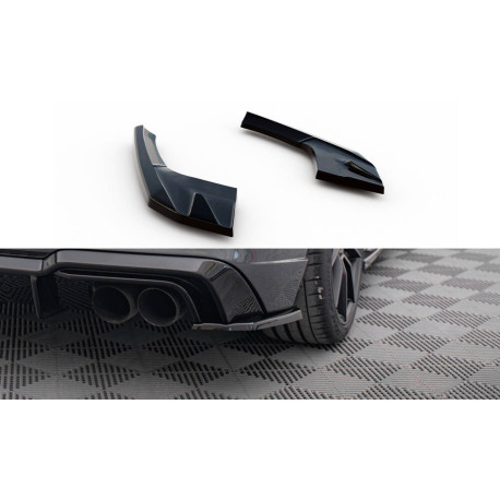 Body kitek és vizuális kiegészítők MAXTON DESIGN hátsó oldalsó splitterek Audi S3 / A3 S-Line Sportback 8V Facelift-hez, fényes fekete, V2 | race-shop.hu