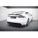 Body kitek és vizuális kiegészítők Központi hátsó splitter (függőleges sávokkal) V1 Tesla Model S Plaid Mk1 Facelift | race-shop.hu