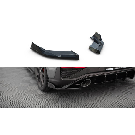 Body kitek és vizuális kiegészítők MAXTON DESIGN hátsó oldalsó splitterek Hyundai I30 N Hatchback Mk3 Facelift-hez, fényes fekete, V6 | race-shop.hu
